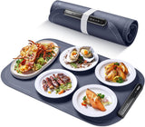 BW614 Flexible Electric Food Warming Mat, Quick Heating, Compact & Rollable, Silicone Warming Tray