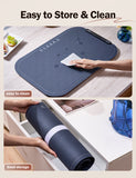 BW614 Flexible Electric Food Warming Mat, Quick Heating, Compact & Rollable, Silicone Warming Tray