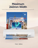 2025 NEW Laminator OL121 9 Inch Quick 3-Min Warm-Up, Jam-Free Technology, Portable Compact Design